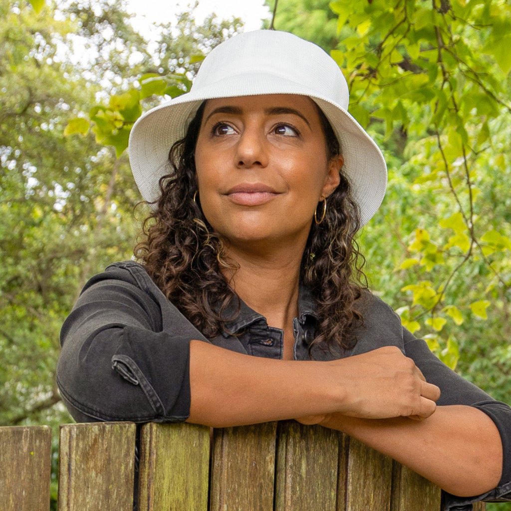  Tamzin Bucket Hat - White