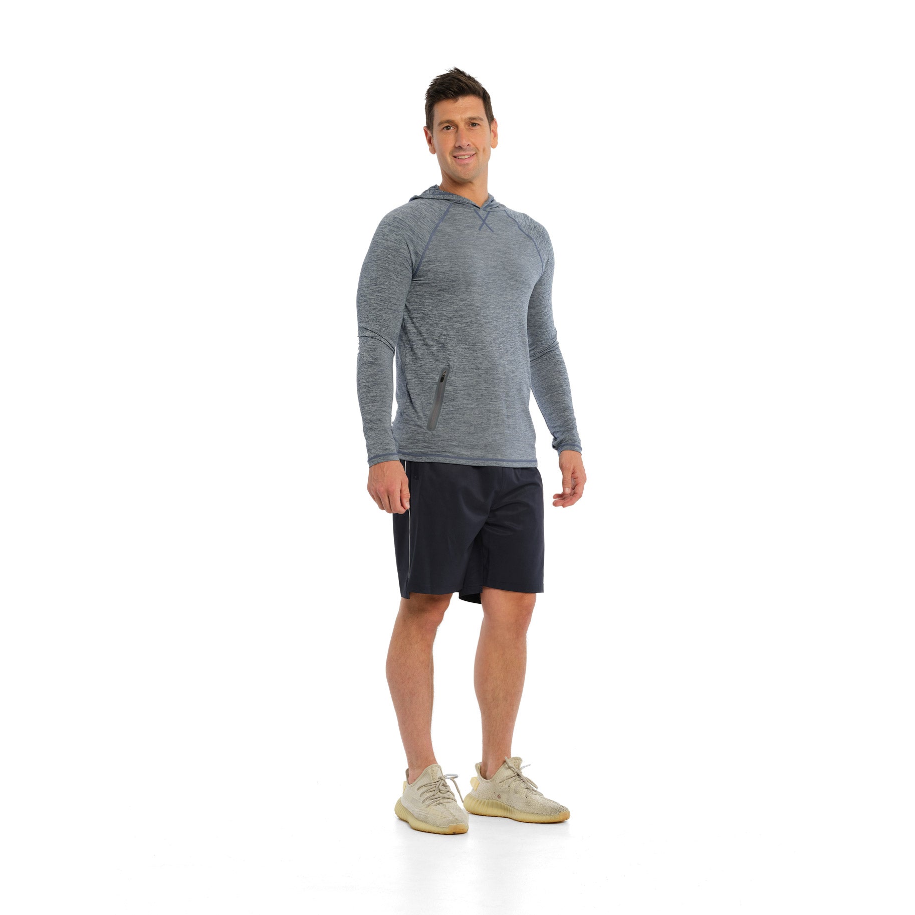  Mens Active Hood - Navy
