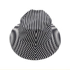  Toddler Reversible Striped Bucket Swim Hat