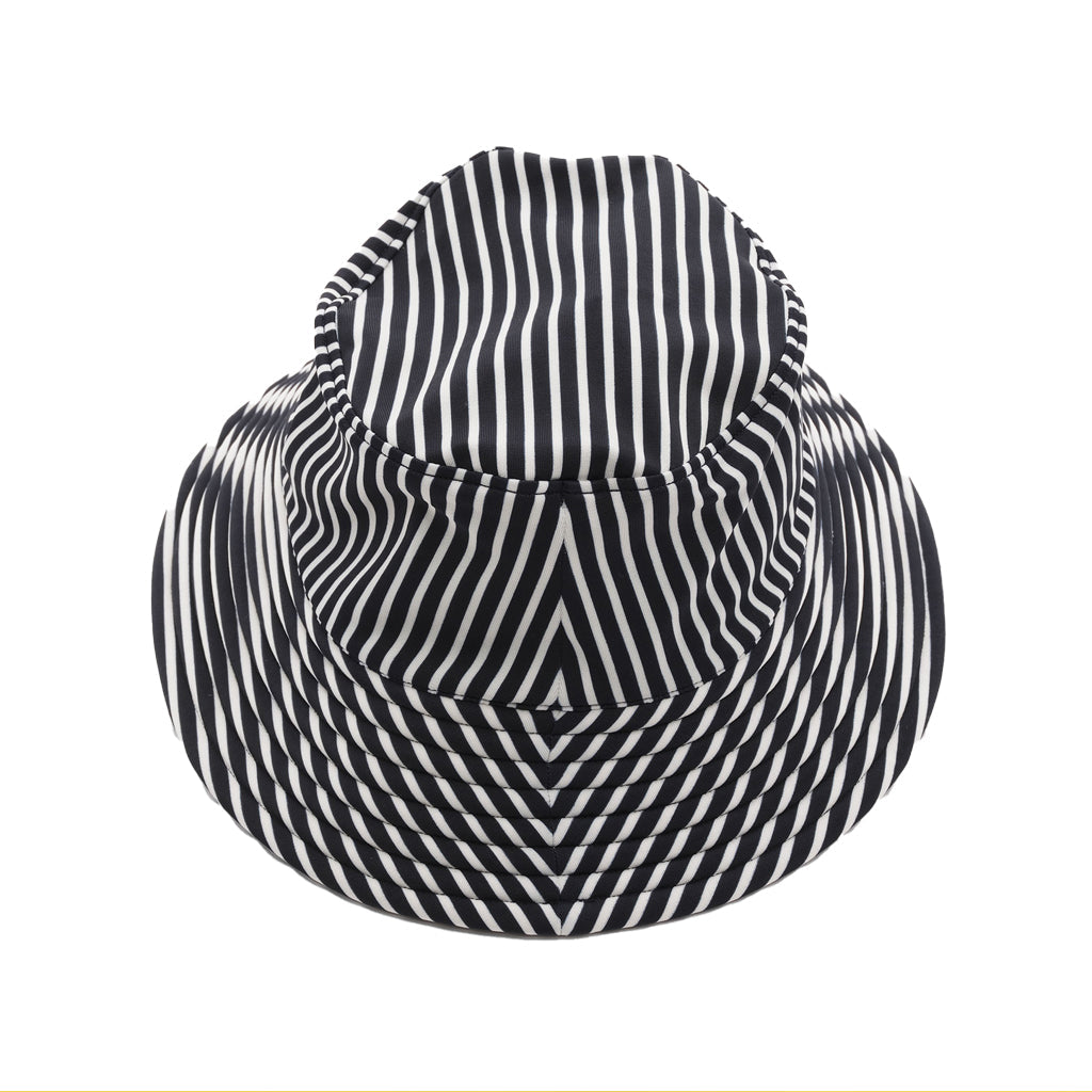  Toddler Reversible Striped Bucket Swim Hat
