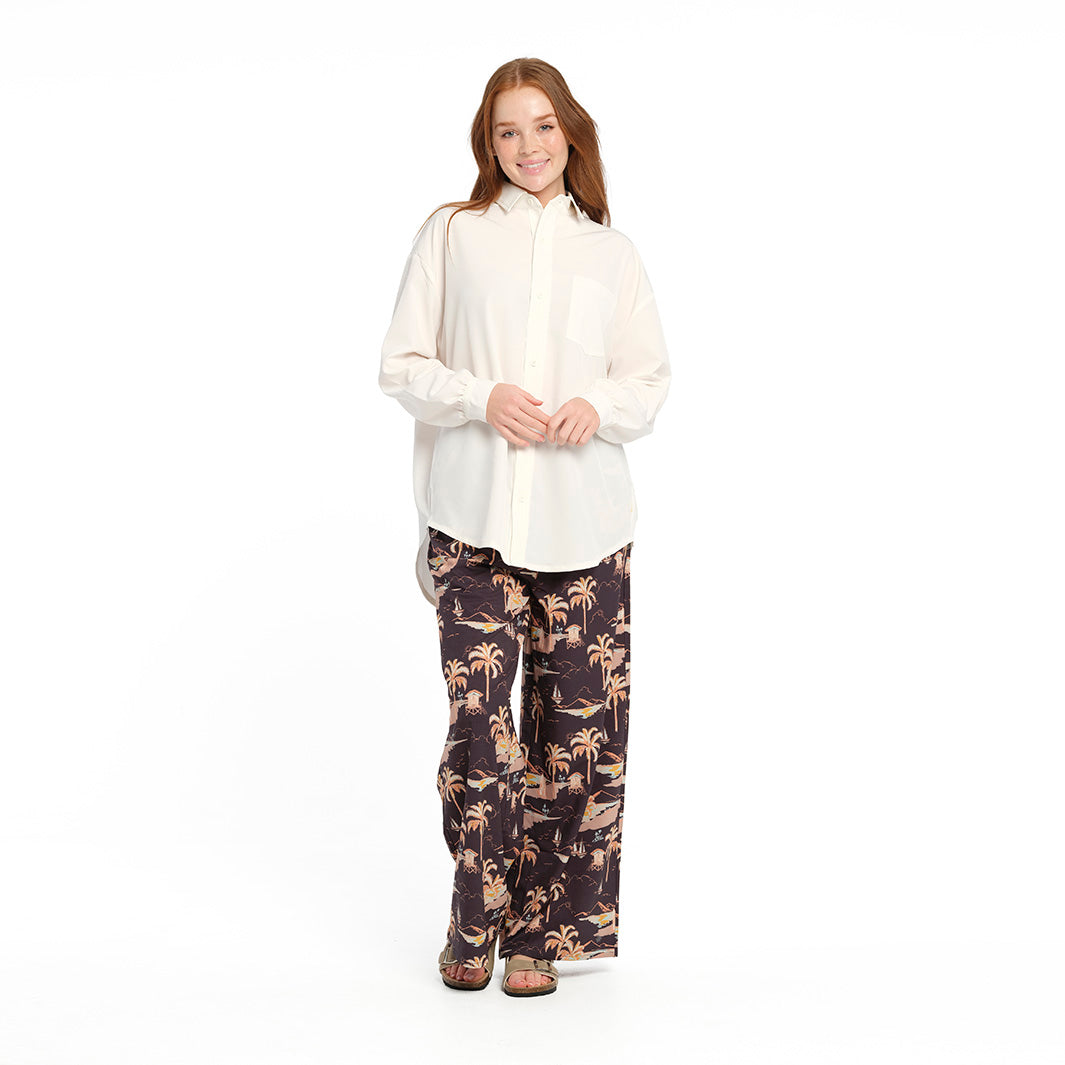  Womens Surf Spray Palazzo Pant
