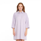  Womens Purple Heather Terry Dress
