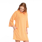  Womens Muskmelon Terry Dress