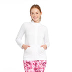  Womens Active Coolpass Jacket - White