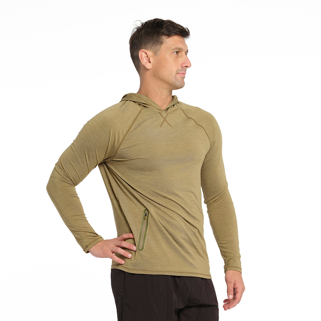  Mens Active Hood - Olive