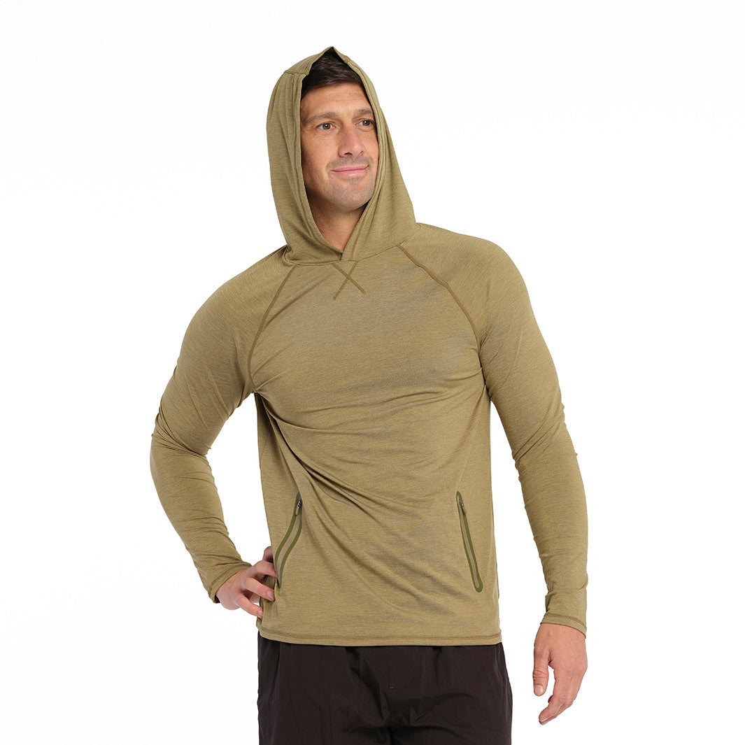  Mens Active Hood - Olive