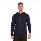  Mens Active Coolpass Hooded Jacket - Navy