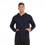  Mens Active Coolpass Hooded Jacket - Navy