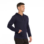  Mens Active Coolpass Hooded Jacket - Navy