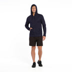  Mens Active Coolpass Hooded Jacket - Navy