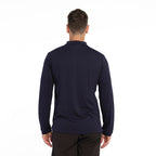  Mens Long Sleeve Polo - Navy
