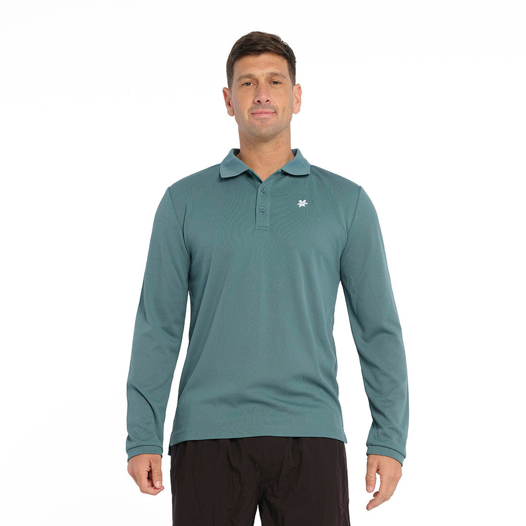  Mens Long Sleeve Polo - Bayou