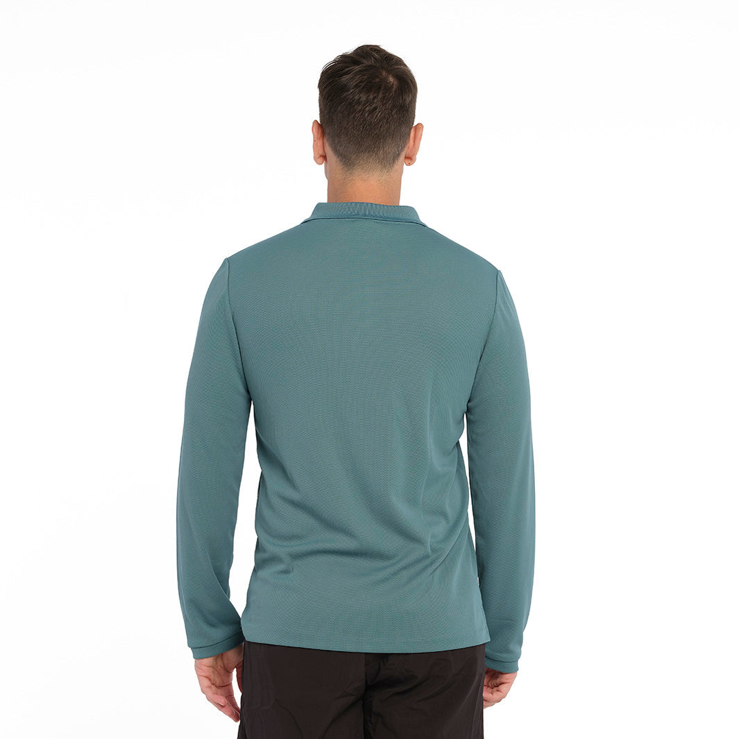  Mens Long Sleeve Polo - Bayou