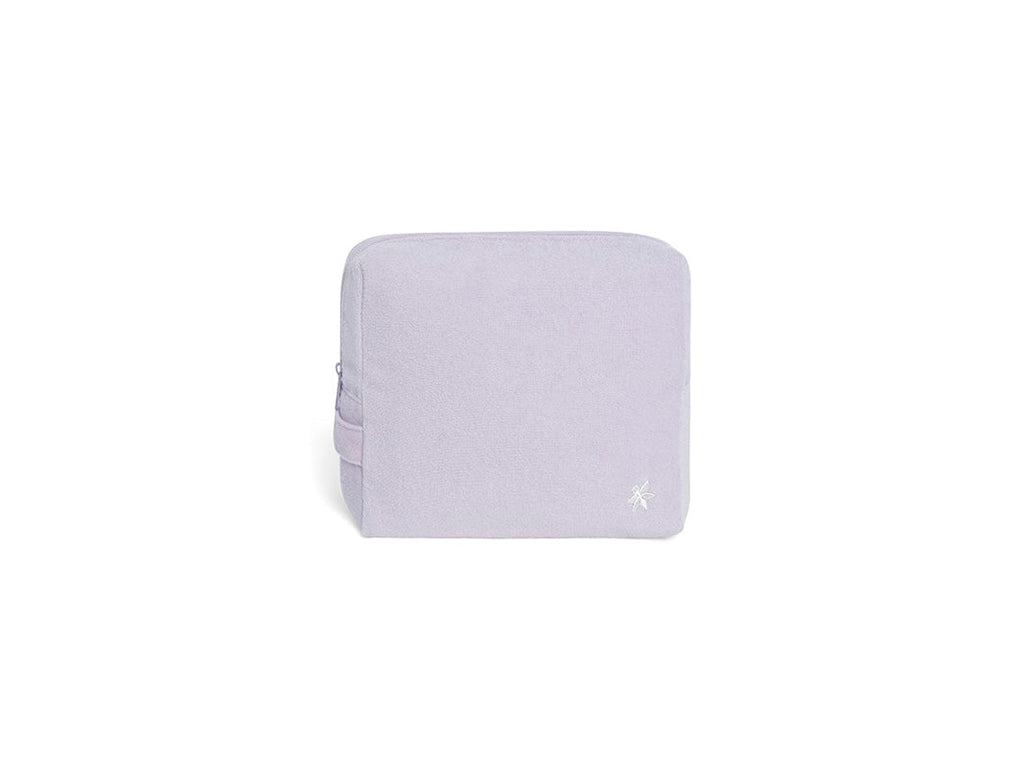  Terry Towelling Pouch - Purple Heather