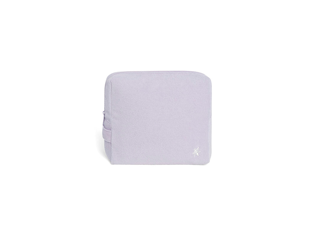  Terry Towelling Pouch - Purple Heather