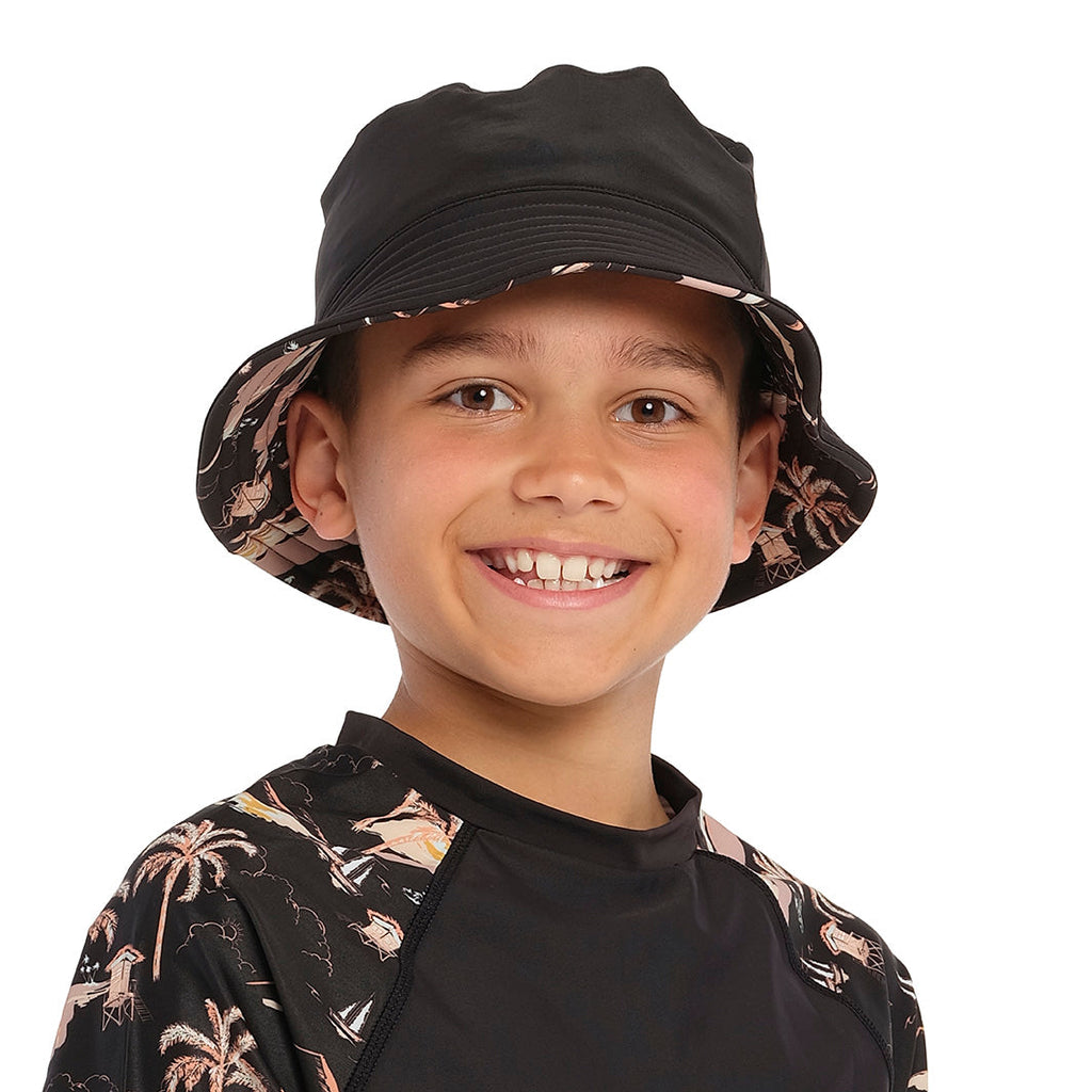  Kids Surf Spray Bucket Swim Hat