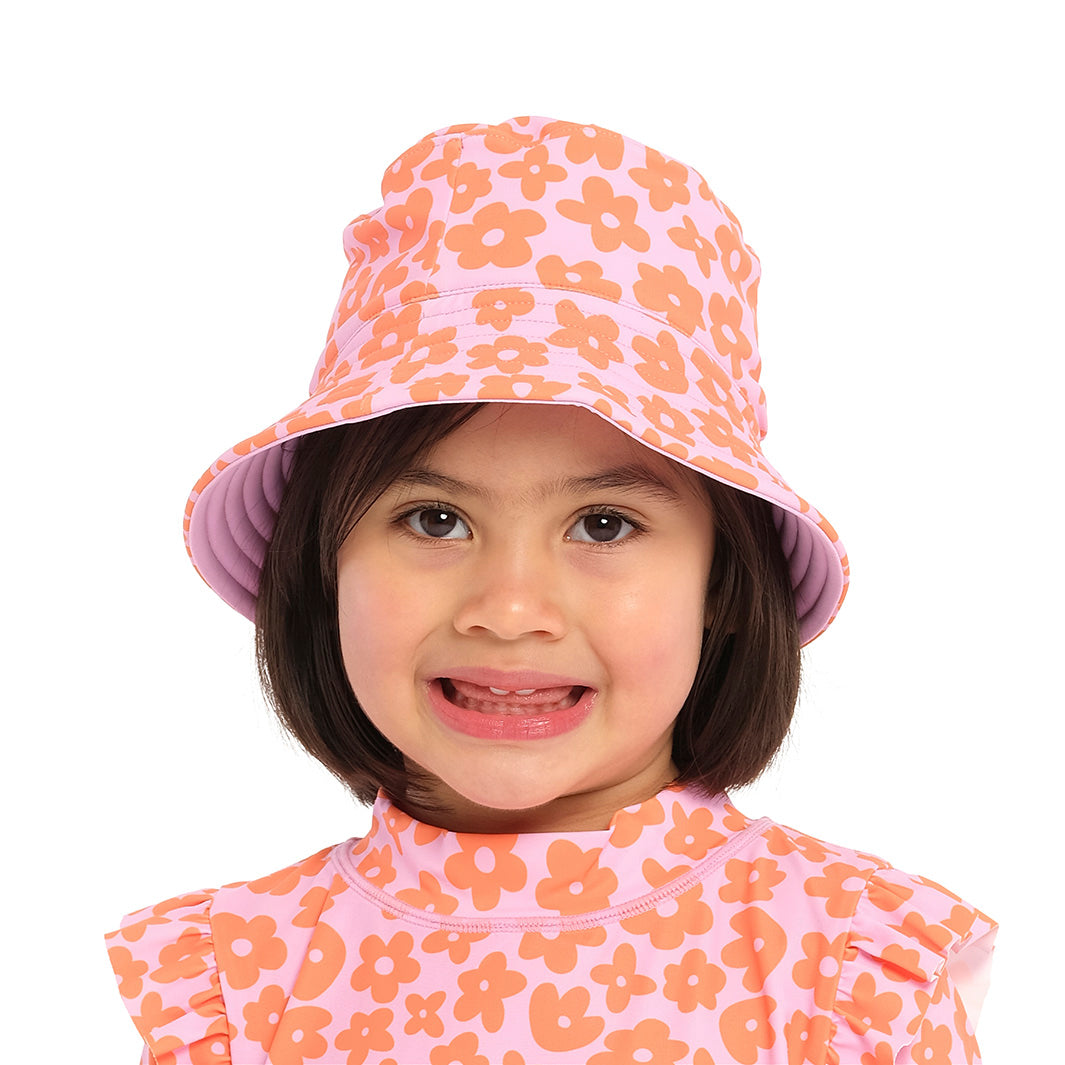  Infant Ditsy Daisy Bucket Swim Hat