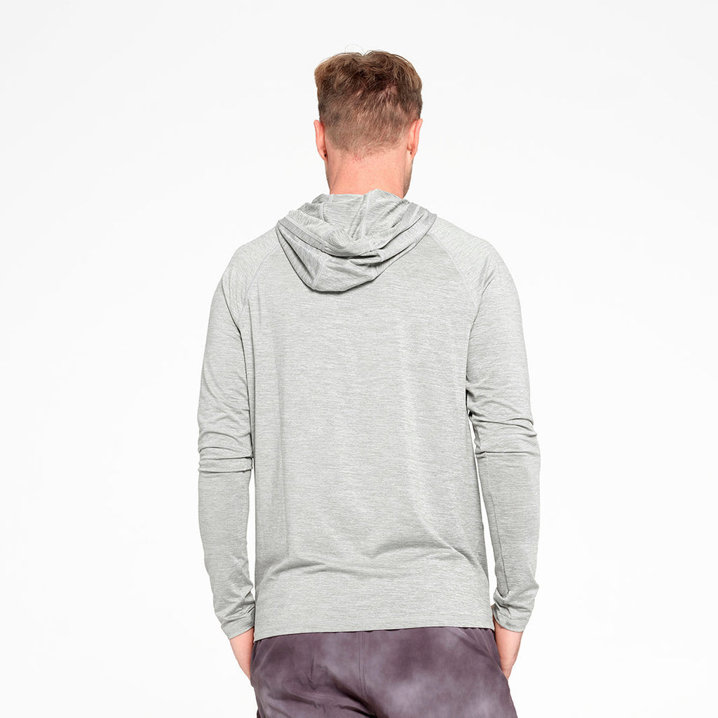  Mens Active Hood - Grey Marle