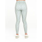  Womens Green Pattern Legging