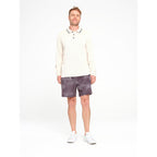  Mens Long Sleeve Polo - Oatmeal