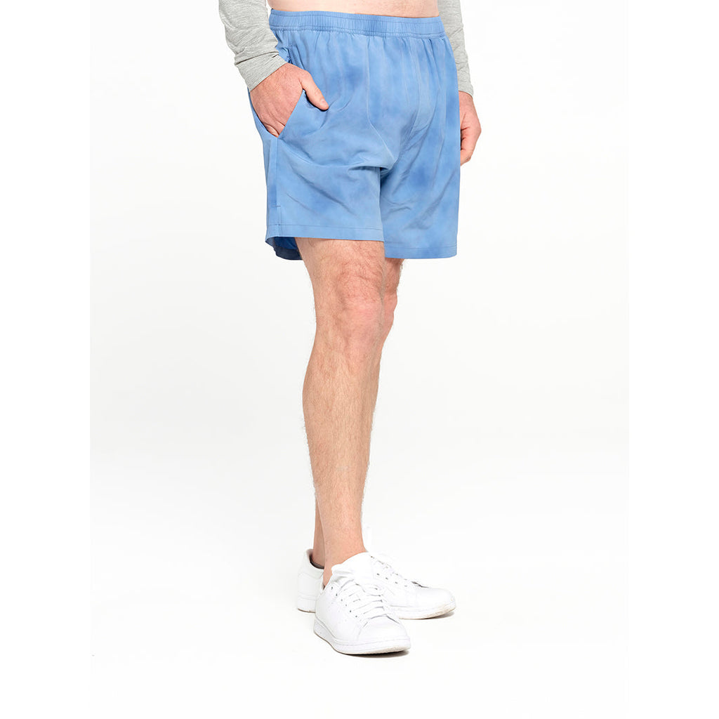  Mens Active Lined Shorts - Blue