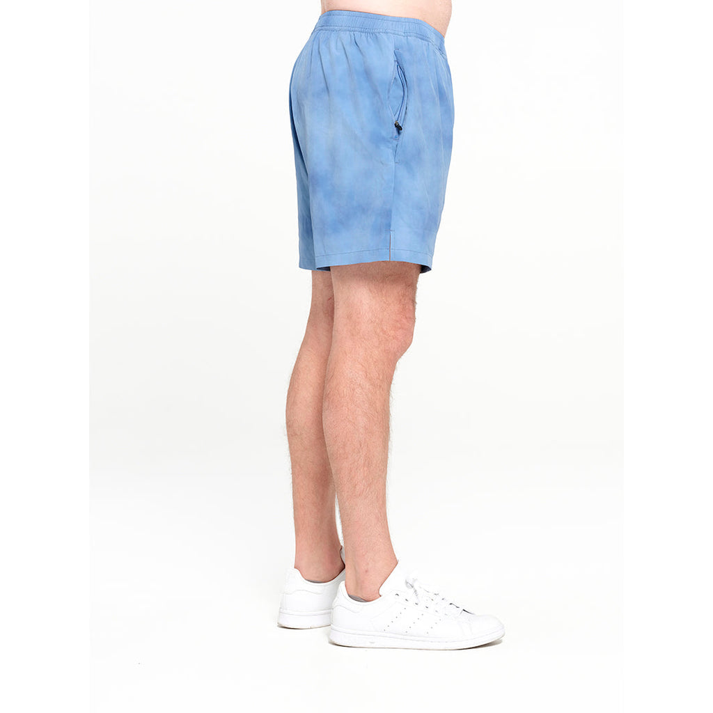  Mens Active Lined Shorts - Blue