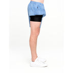  Mens Active Lined Shorts - Blue