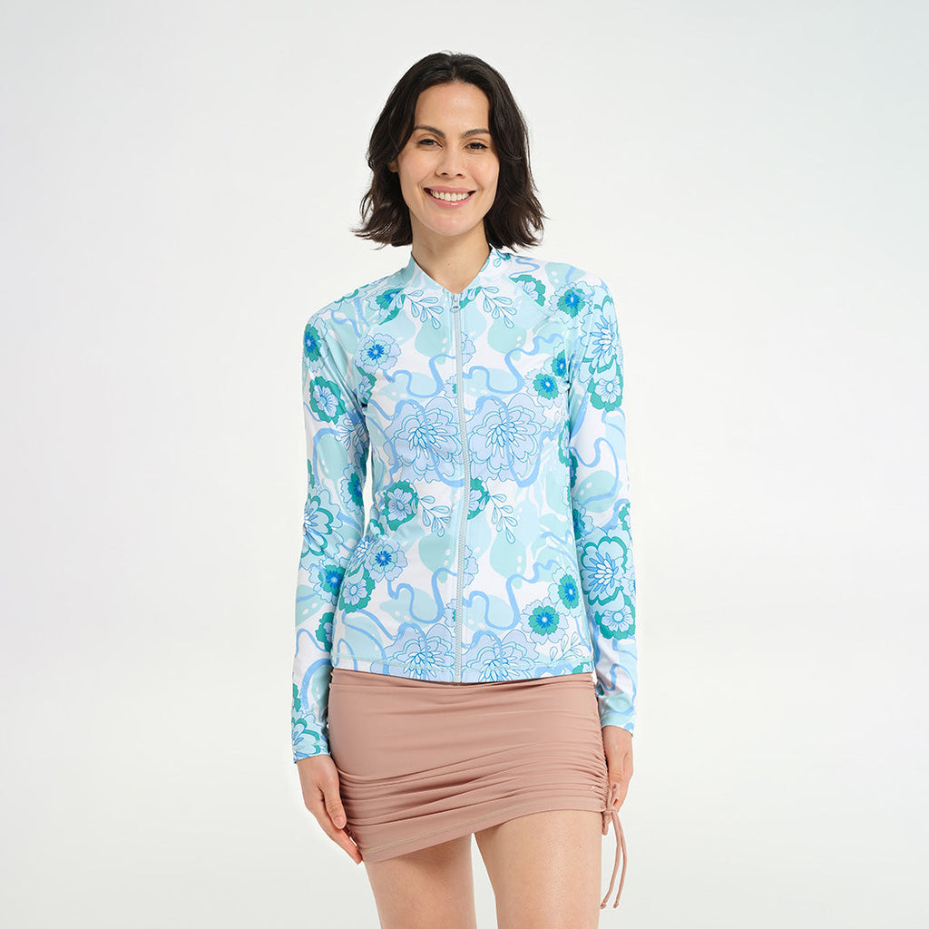  Womens Cordelia LS Swim Jacket
