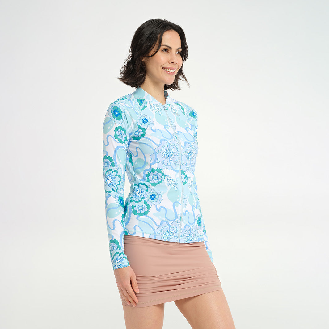  Womens Cordelia LS Swim Jacket