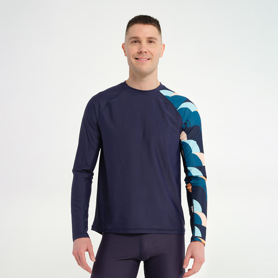  Mens Wave Break LS Rashie