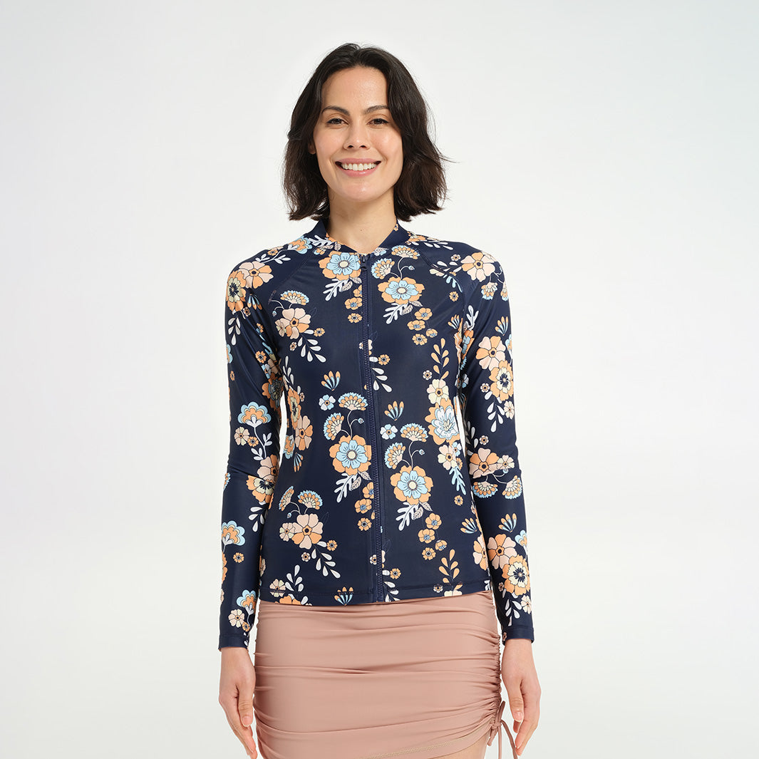  Womens Eloise LS Swim Jacket