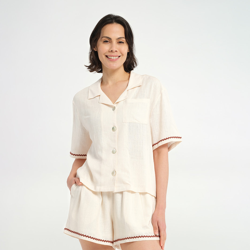  Womens Vintage Beach Cover Up Shirt