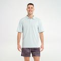  Mens Short Sleeve Polo - Sky Blue