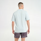  Mens Short Sleeve Polo - Sky Blue