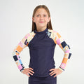  Kids Solid Patch LS Rashie