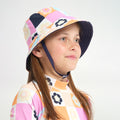  Kids Patch Reversible Bucket Swim Hat