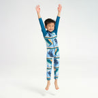  Infant Palm Waves LS Swim Zip Suit