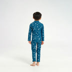  Infant Beach Days LS Swim Zip Suit - Navy