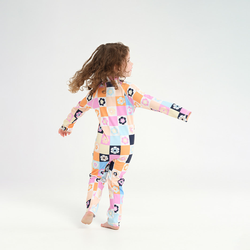  Infant Patch LS Swim Zip Suit
