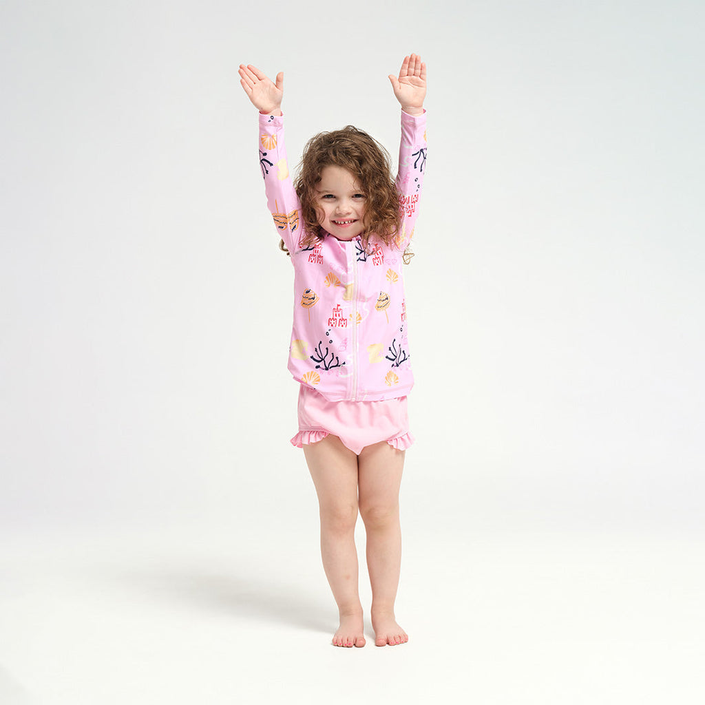  Infant Coral Reef LS Swim Jacket