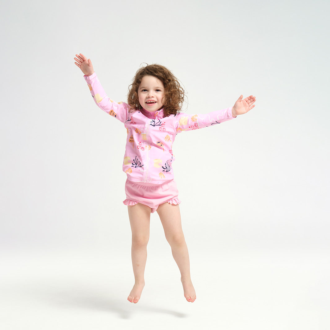  Infant Coral Reef LS Swim Jacket