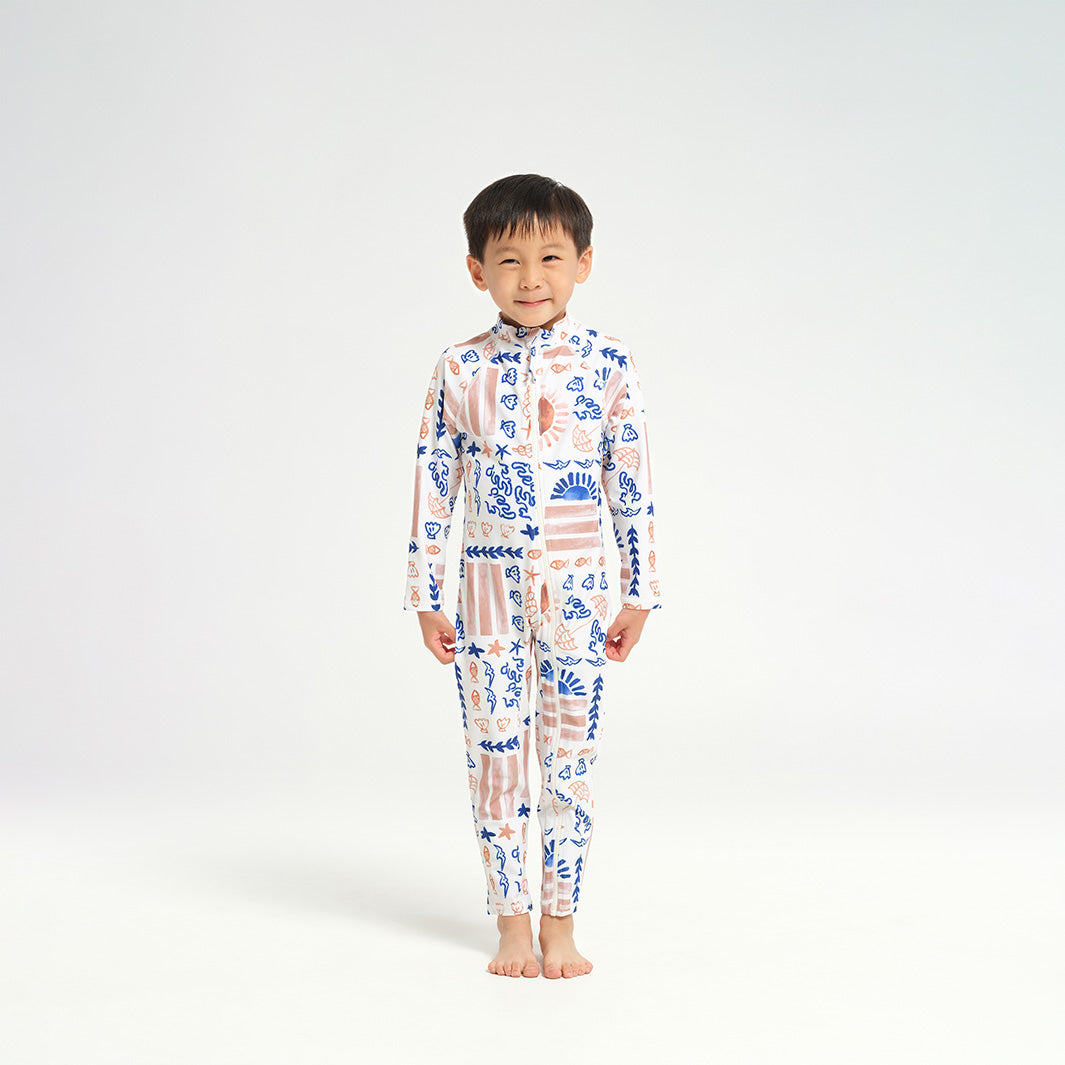  Infant Sunrise LS Swim Zip Suit