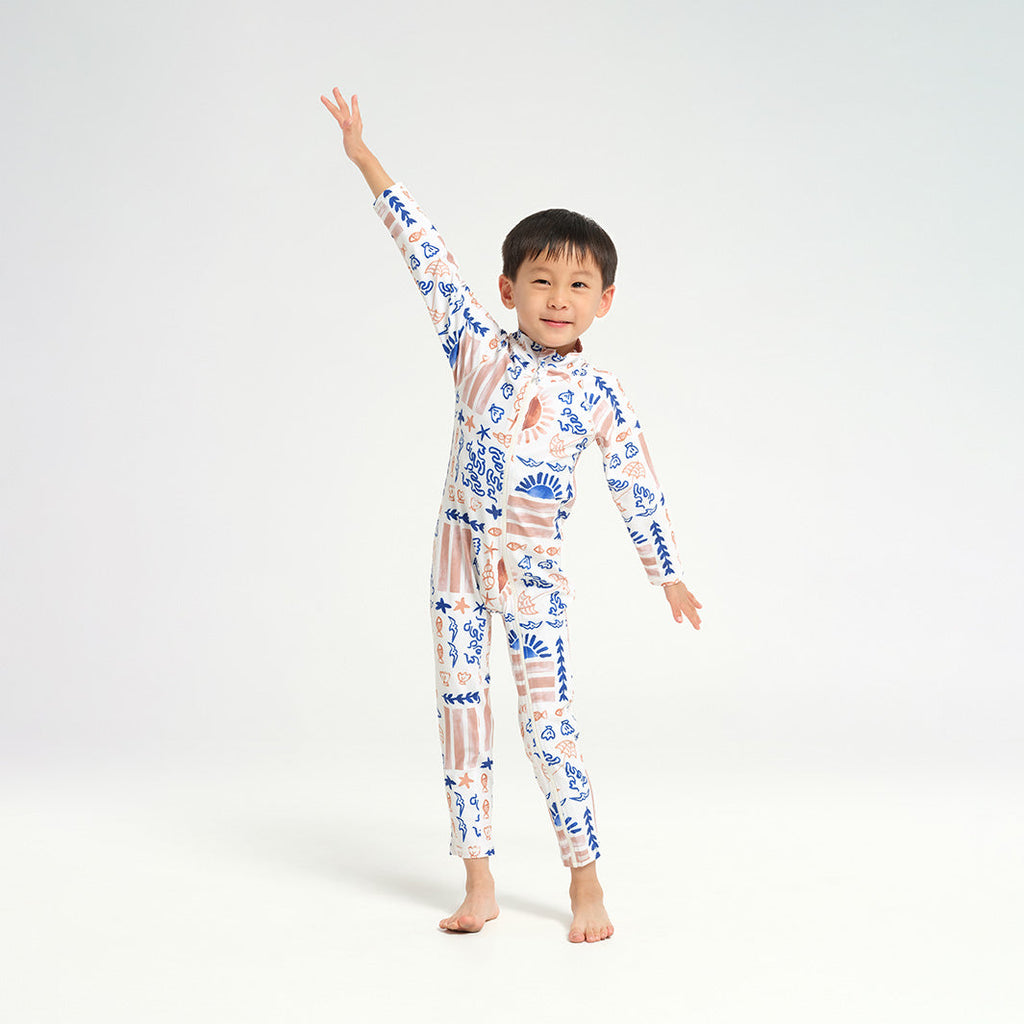 Infant Sunrise LS Swim Zip Suit