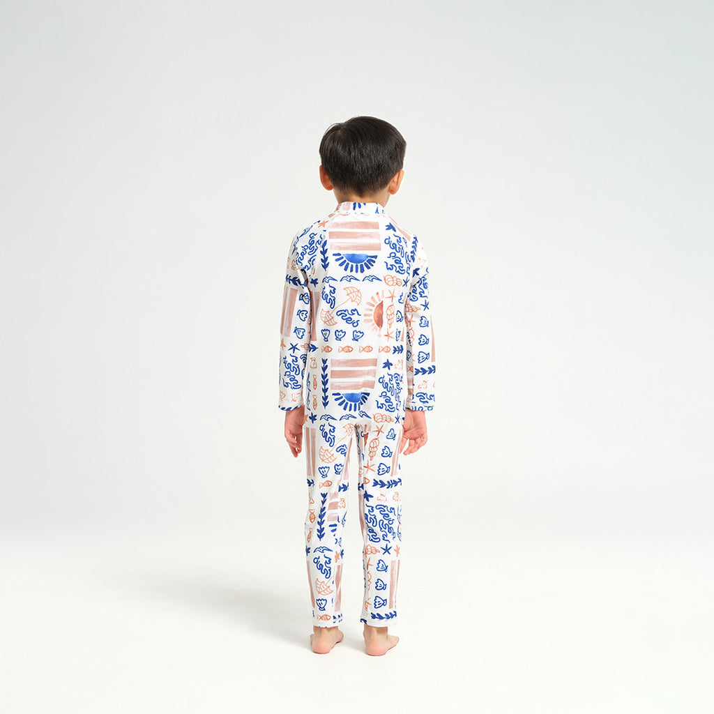  Infant Sunrise LS Swim Zip Suit