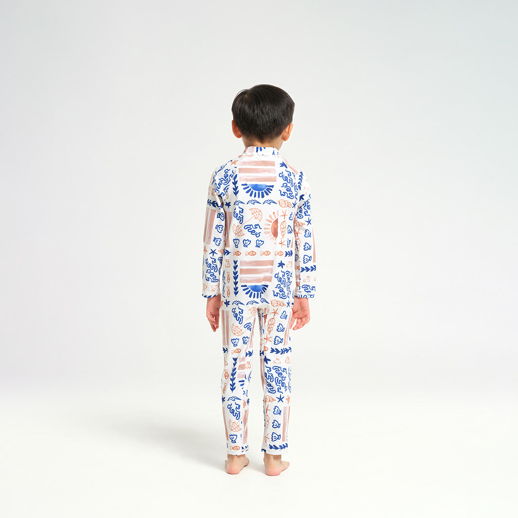  Infant Sunrise LS Swim Zip Suit