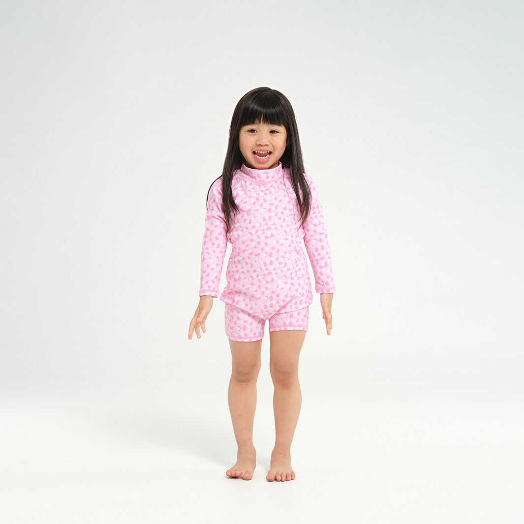  Infant Candy LS Swim Zip Suit