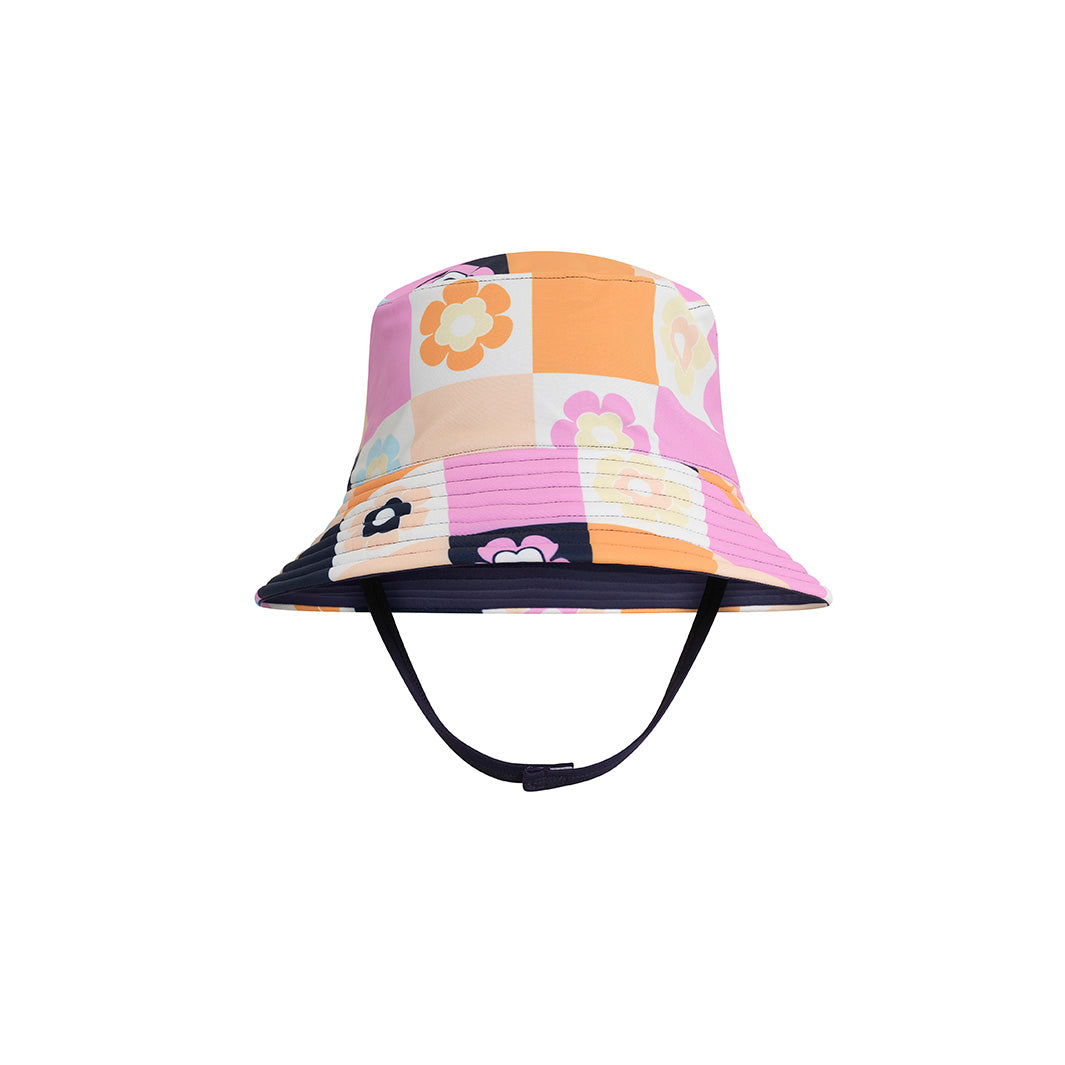  Kids Patch Reversible Bucket Swim Hat