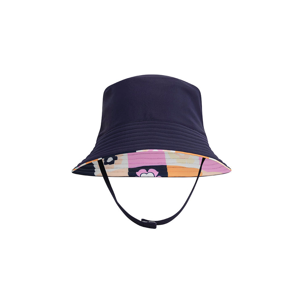  Kids Patch Reversible Bucket Swim Hat