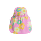  Infant 60s Floral Legionnaire Swim Hat