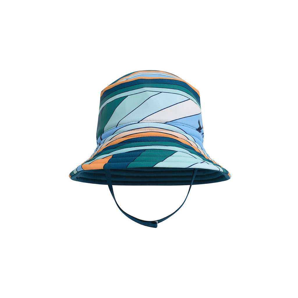  Infant Palm Waves Reversible Bucket Swim Hat